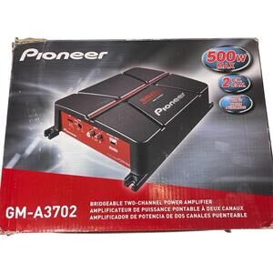 Pioneer GM-A3702 500 Watts 2-Channel Bridgeable Class AB Full Range Amplifier
